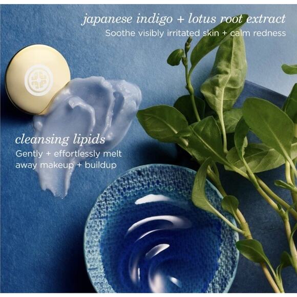 NEW/BOX TATCHA Japanese Indigo Cleansing Balm Moisturizing Makeup Remover SEALED - Picture 10 of 16